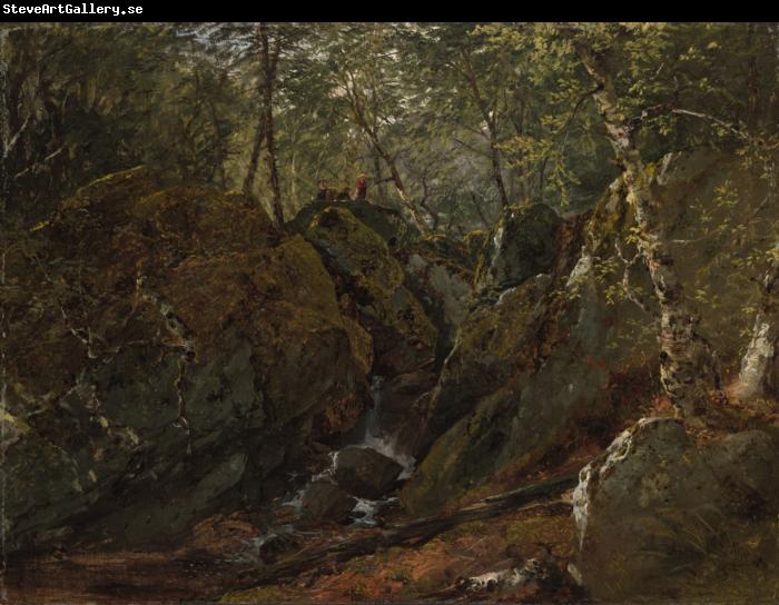 John Frederick Kensett Catskill Waterfall